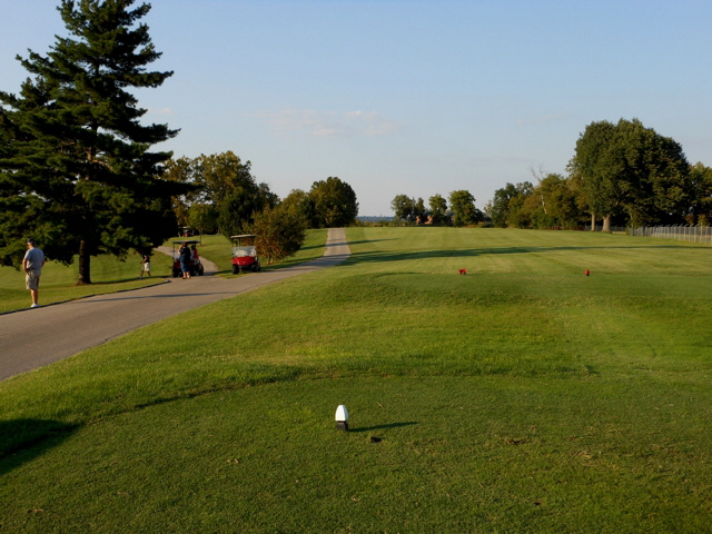 image of hole five from the tee box