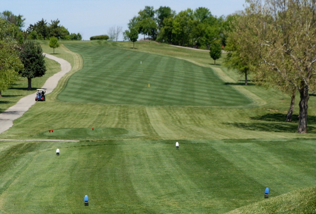 image of hole eight from the tee box